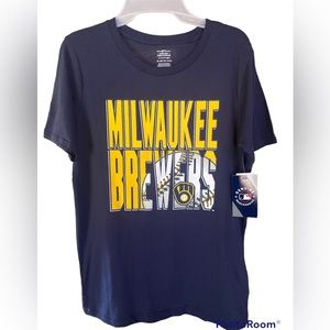 Milwaukee Brewers baseball T-shirt size 14/16 kids XL